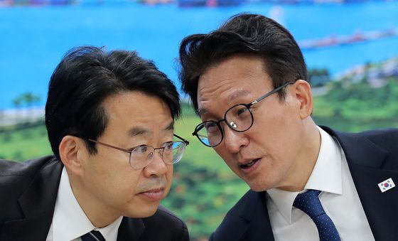 김민석·박홍배 무슨 대화?