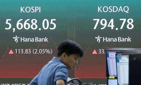코스피 반등·코스닥 4.4% 폭등