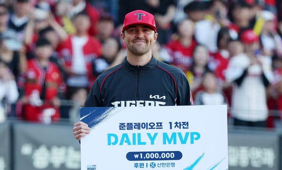 '7이닝 1실점 완벽투' 네일, 준PO 1차전 데일리 MVP