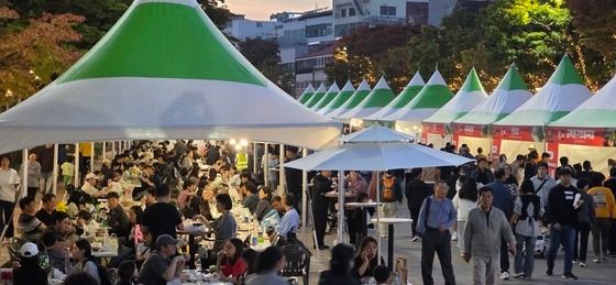 구미 푸드축제에 몰린 '구름 인파'