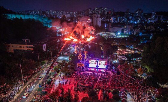 '2026 관악강감찬축제' 10주년 밤하늘 수놓은 공중 불꽃 퍼포먼스