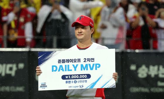전상현, 준PO 2차전 데일리 MVP