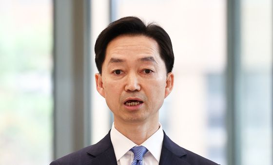 도어스테핑하는 김지용 중수청장