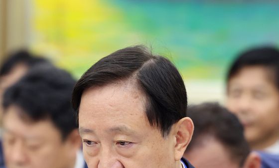 [국감] 생각에 잠긴 이찬진 금감원장