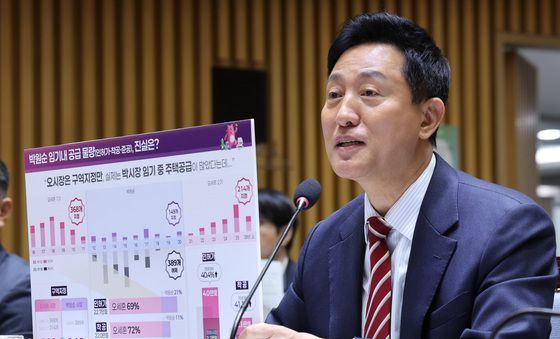 [국감] 질의에 답하는 오세훈 시장