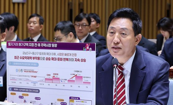 [국감] 질의에 답하는 오세훈 시장