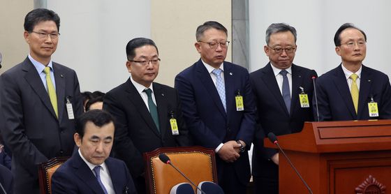 [국감] 정무위 국감 출석한 5대은행장