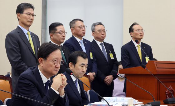 [국감] 국감 출석한 금감원장과 5대은행장