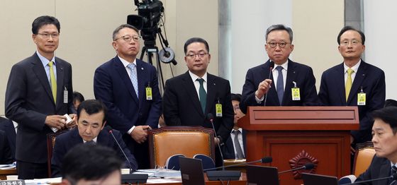 [국감] 국감 출석한 5대 은행장