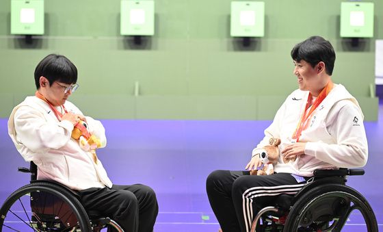 첫 금메달 서훈태와 동메달 박승우