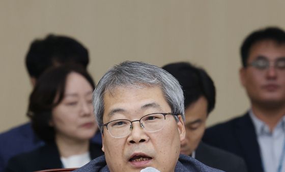모두발언하는 홍석기 국수본부장