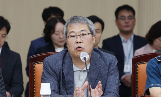 모두발언하는 홍석기 국수본부장