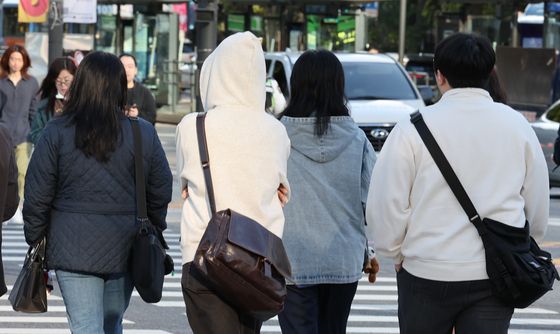 쌀쌀한 날씨, 움츠러드는 출근길