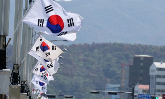 태극기 물결