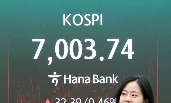 7000선 탈환한 코스피