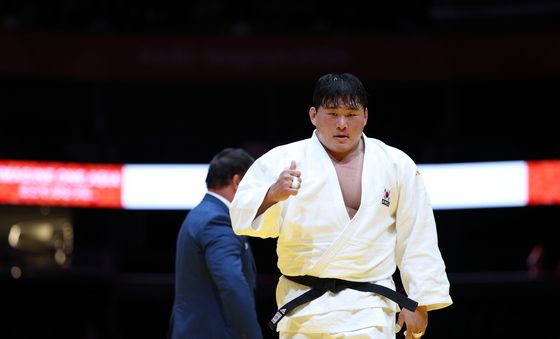 '동메달' 김민종, 엄지척!