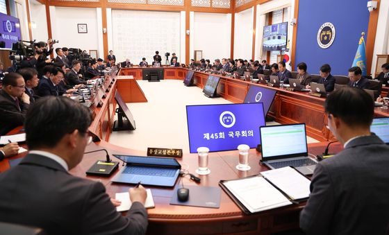 국무회의 발언하는 이재명 대통령