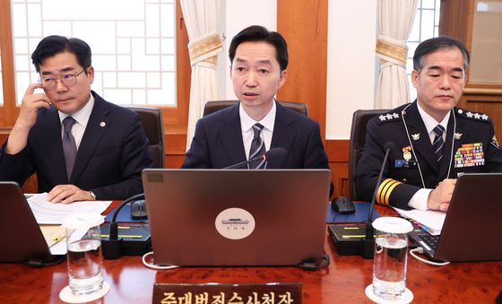 인사말하는 김지용 중수청장