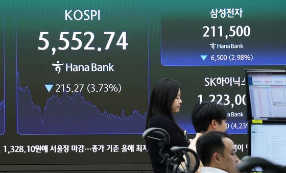 코스피 '와르르'