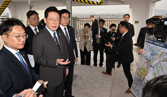 3기 신도시 현장 찾은 이재명 대통령