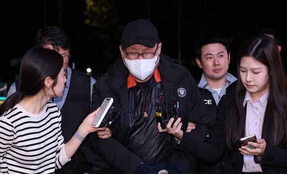 역삼동 연쇄 방화 용의자, 경찰 압송