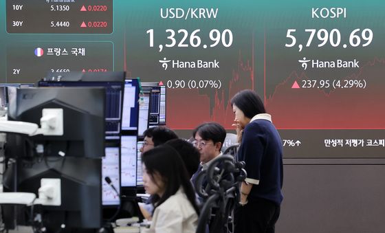 코스피, 반도체 대형주 급등에 두 달 만에 매수 사이드카 발동