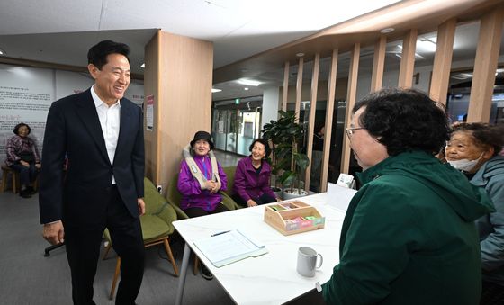 오세훈, 지역사회 돌봄 서비스 살핀다