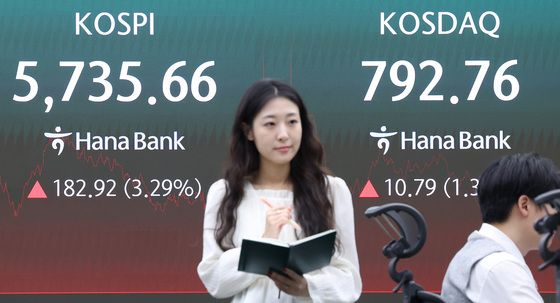 코스피, 반도체 대형주 상승세에 3% 상승 마감