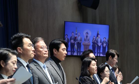 과방위 범여권, 이진숙 의원 국감 제척 관련 기자회견