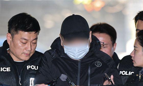 법정 향하는 역삼동 연쇄방화 피의자
