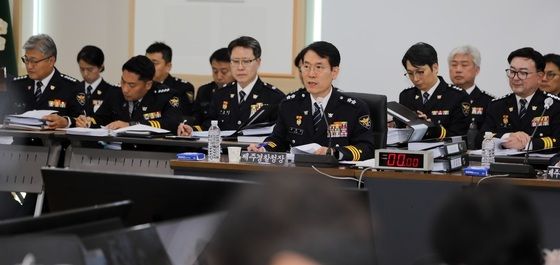 [국감] 답변하는 김병찬 제주경찰청장