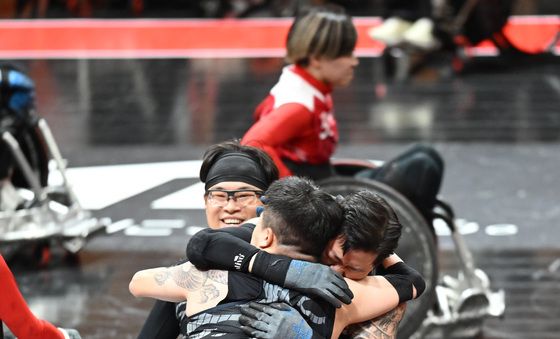아시안패러게임 男 럭비, 일본 제압 '금메달 차지'