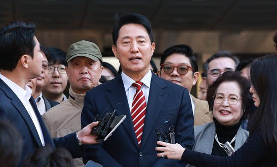 '무죄 판결' 입장 밝히는 오세훈 시장