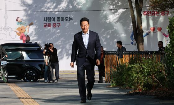 시청으로 돌아온 오세훈 시장