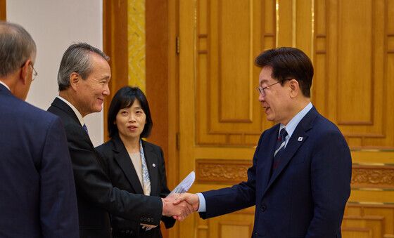 이재명 대통령, 일본경제단체연합회 접견
