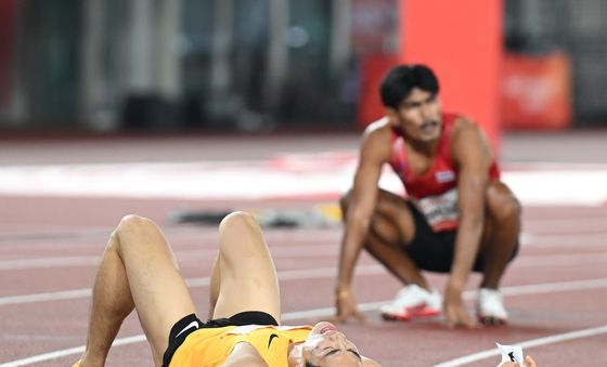패러게임 육상 400m 세계신기록 달성한 장민호