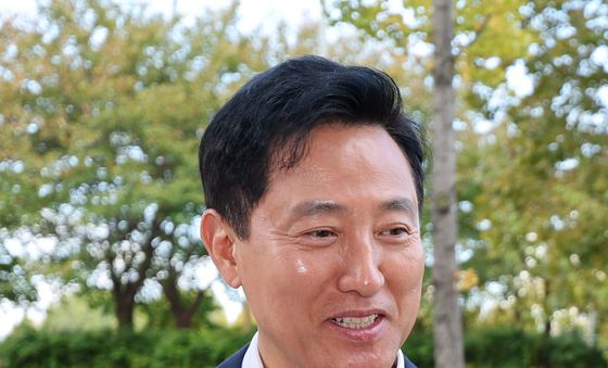 동행안심벨 든 오세훈 시장