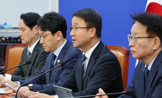 한병도 원내대표, 국정감사 대책회의