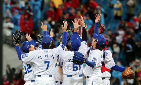 삼성, 화끈한 타격 앞세우며 8대3 승리