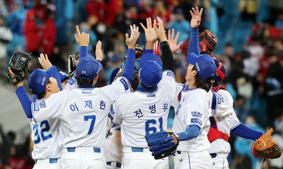 삼성, 시리즈 균형 맞추며 광주로!