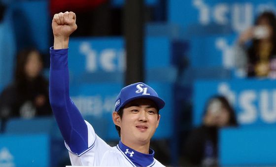 '오늘의 타격감 상' 구자욱, 모두 소리질러!