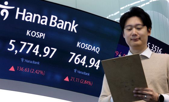 코스피, 2%대 급등 출발