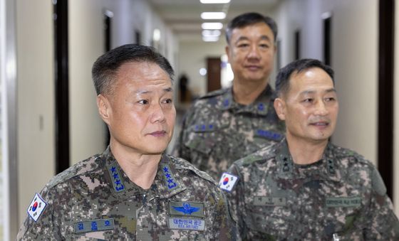 [국감] 정보위 출석하는 김준호 국방정보본부장