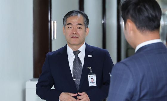 [국감] 국정감사장 향하는 김종철 경찰청장 직무대행