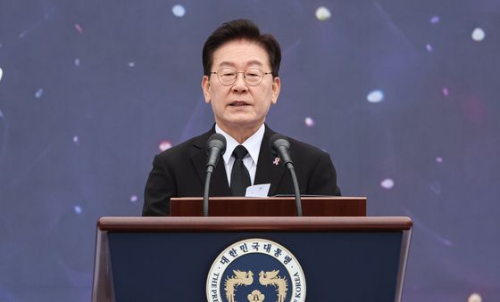 이태원참사 4주기 기억식 추모사하는 이재명 대통령