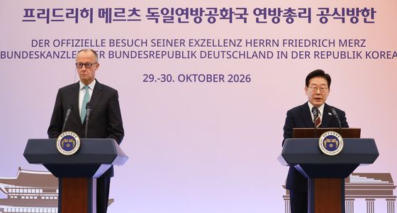 한·독일 정상, 공동언론발표