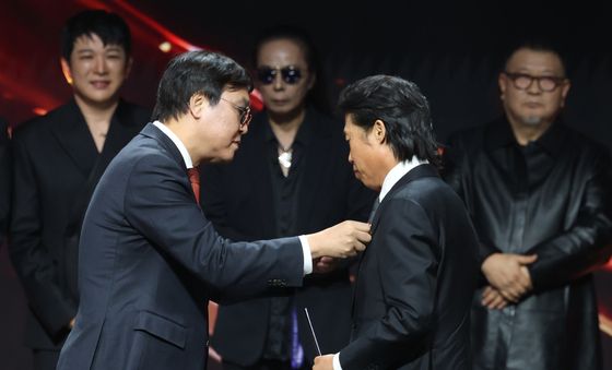 유해진, 대한민국 대중문화예술상 참석