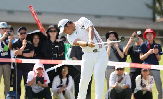 김주형의 강력한 티샷