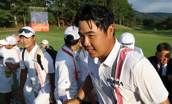 골프 김주형 '금메달 주인공'