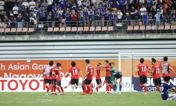남자 축구, 일본 꺽고 금메달 획득
